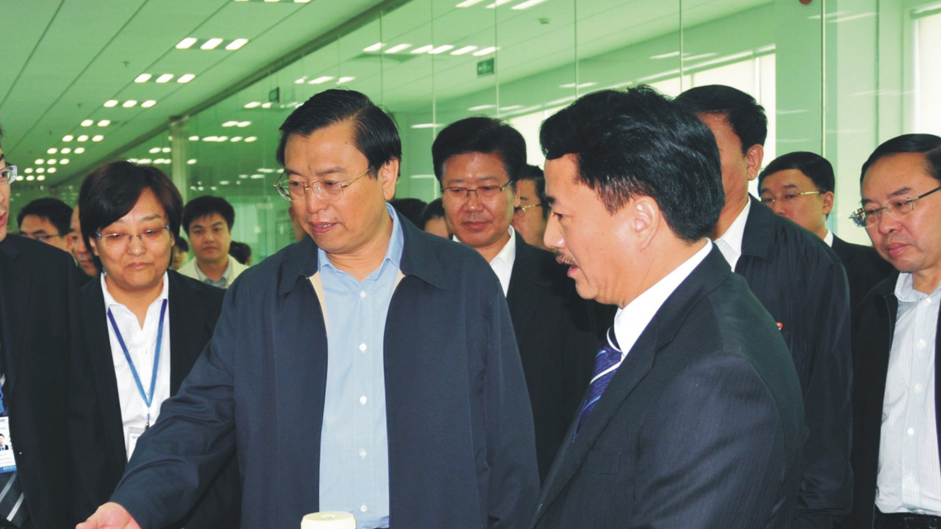 時任全國人大常委會委員長、時任國務院副總理張德江同志視察威勝